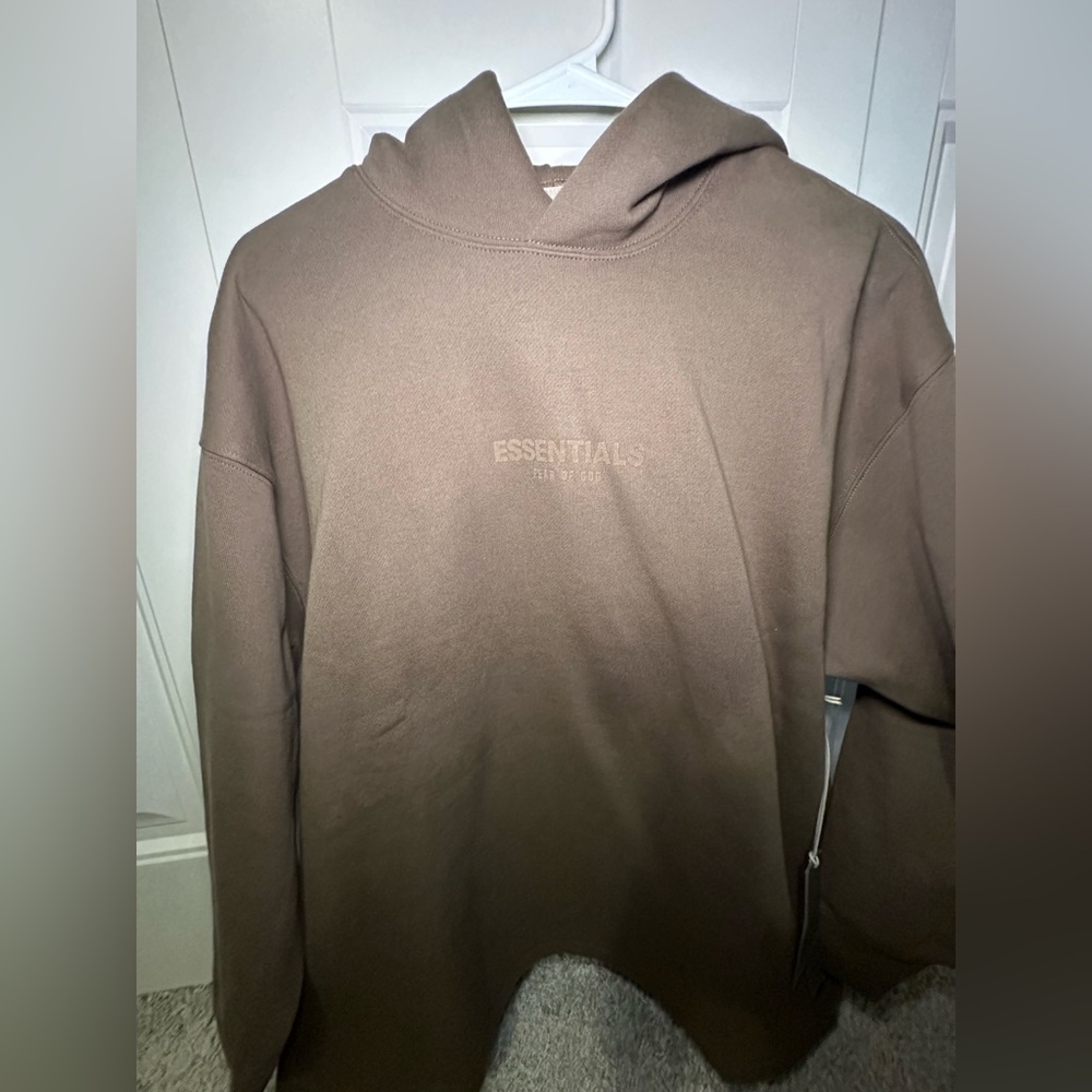 Essentials relax hoodie Wood XS (fits like a small)